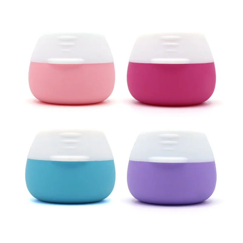 

20ML Silicone Lotion Cream Box Refillable Travel Portable Bottle Cosmetic Sample Foundation Pill Macaron Storage Empty Container