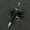 12cm Aragorn Narthil Sword Keychains LOTR Anduril Medieval Weapon Metal Katana Samurai Sword Keychain Ornaments Toys collections 4