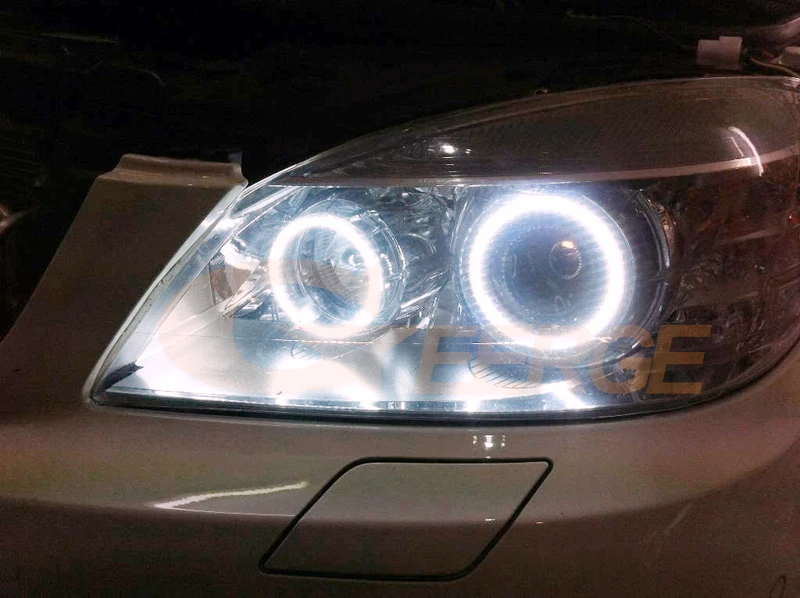 메르세데스 벤츠 C 클래스 W204 C204 S204 2007 2008 2009 2010 2011 울트라 브라이트 COB LED 엔젤 아이 키트 헤일로 링