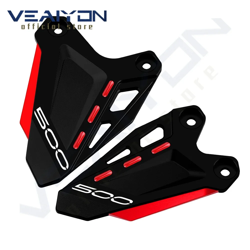 CNC Aluminum Foot Peg Heel Guards For Kawasaki Ninja 400/Z400