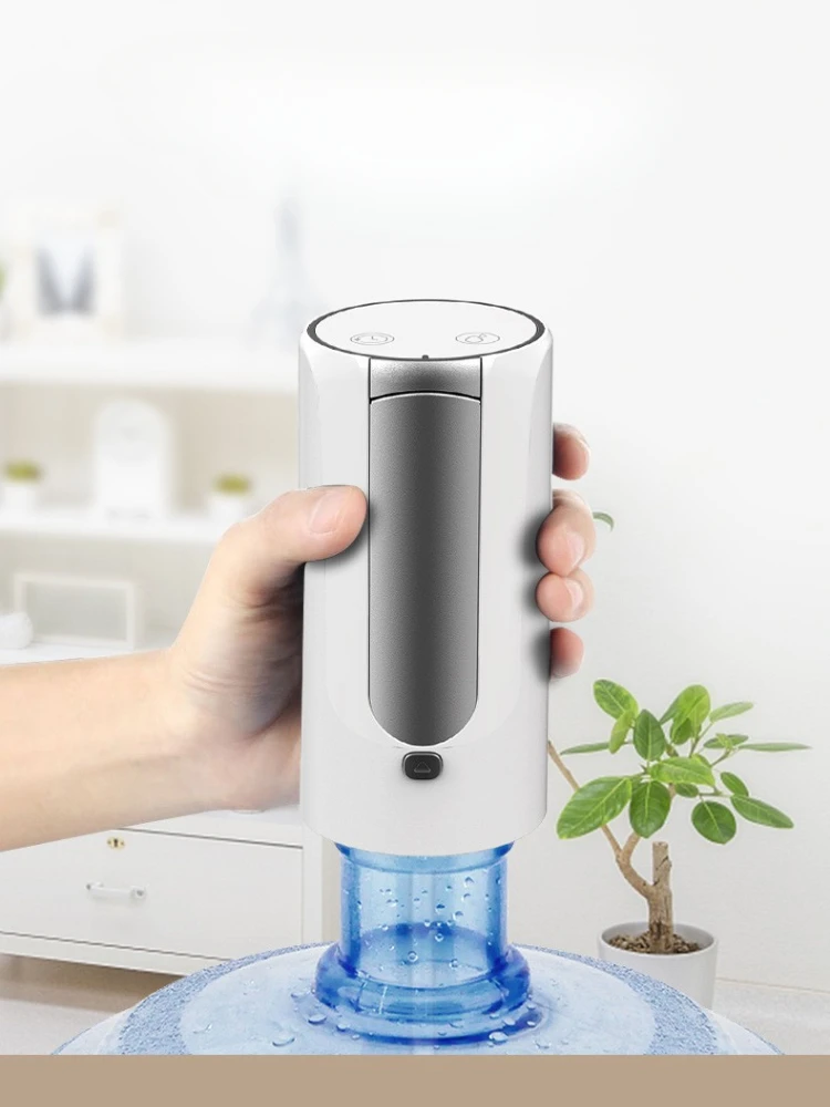 Wireless Electric Water Dispenser Foldable Water Bottle Pump Portable Electric Drinking Pump, Low Noise Digital Display