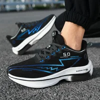 Men Sport Shoes Professional Cushioned Carbon Plate Running Shoes Breathable Lace-up Casual Sneakers Marathon Athletic Footwear - Image 5