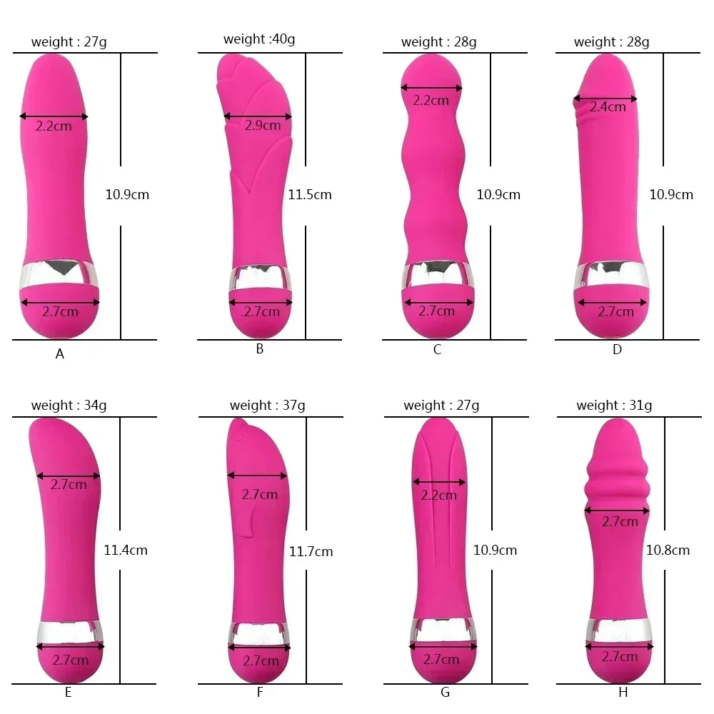Clitoral Vibrators G Spot Vagina Vibrating Dildo Masturbators Nipple Anal Plug AV Stick Magic Wand Sex Toys for Women Female