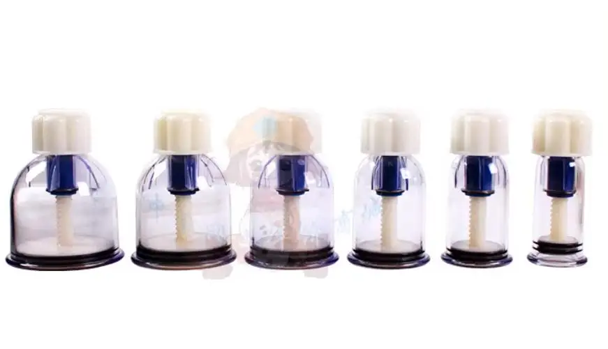 6 thickening cupping jar of hand twist type magnetic therapy rotary pump tanks tanks