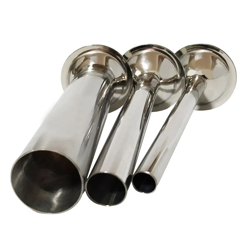5.8 7.5 cm Base Diameter Food Grade Sausage Stuffer Filling Tubes Funnels Nozzles Parts Filler Tube 1.5/2/2.5cm burger press sausage stuffing machine