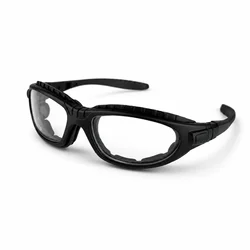 Enhanced Foam - Sealed Windproof and Dustproof Safety Goggles for Outdoor Activities, Unisex Design with Dry Eye Relief (Black)