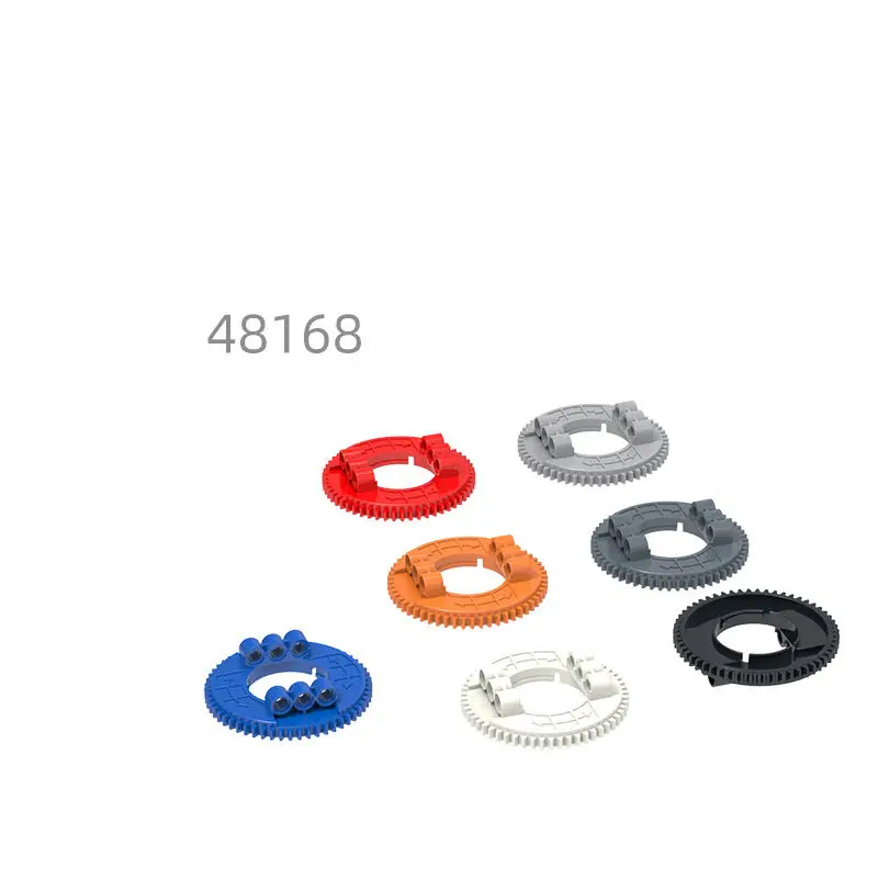 

14 шт. MOC совместимые детали 48168 901893 поворотный круг большой тип 2 верх, 56 зубьев строительные блоки кирпичи DIY