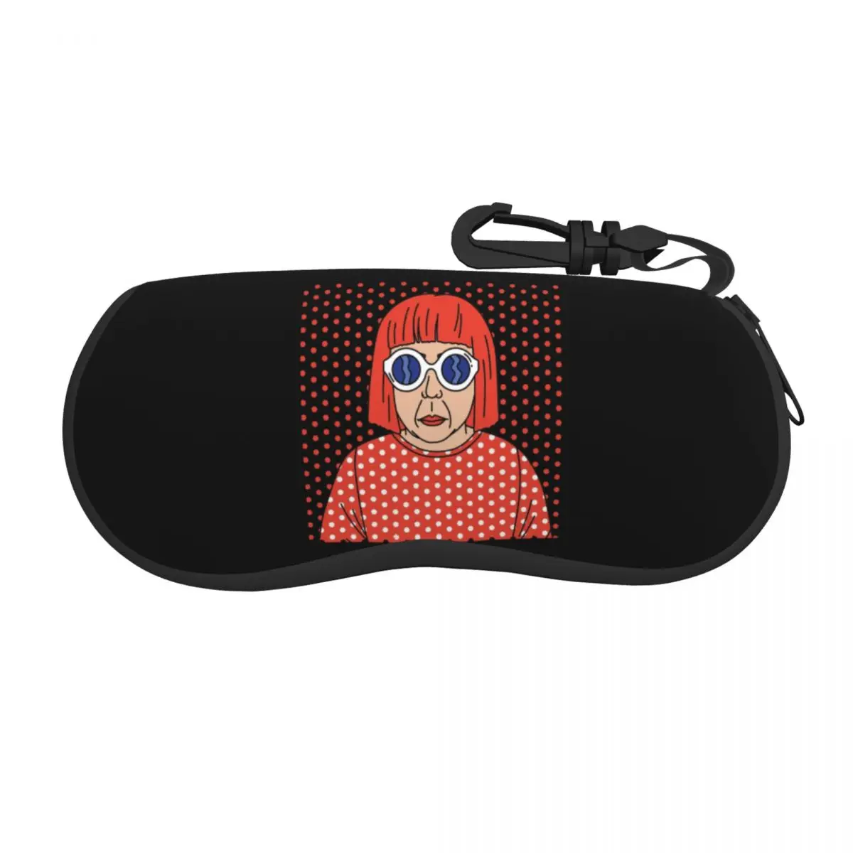 YayoiKusamaAnimeGlassesCaseNewZipperPolkaPopAesthetic