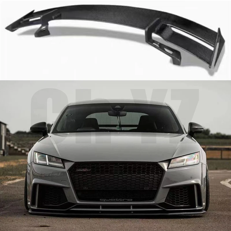 Per Audi Tt Tts Ttrs R8 Mk3 Mk2 Spoiler Spoiler Posteriore In Fibra Di Carbonio Forgiato Di Alta Qualità Ttrs Gt Style