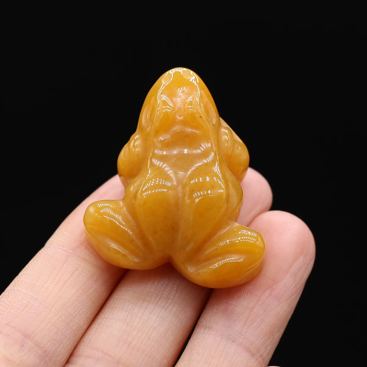 

Frog Statue Natural Gem Stone Crystal Quartz Carved Reiki Healing Stone Animal Figurine Handicraft Home Decoration Ornaments