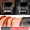 100/50ml Leather Scratch Remover Black/Brown Leather Couch Scratch Repair Paint Repair Balm for Couches Furniture Leather Shoes 1