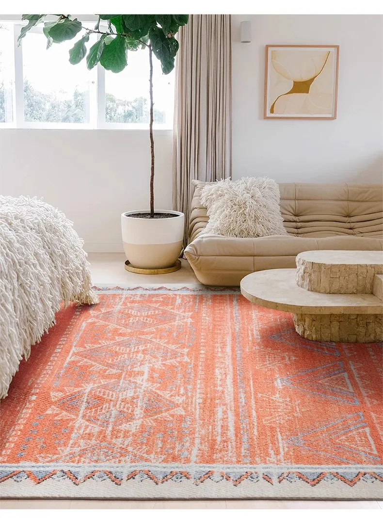 

Ватный диван GGB1045 в богемном стиле для гостиной, коврик для журнального столика в стиле ins, прикроватный коврик