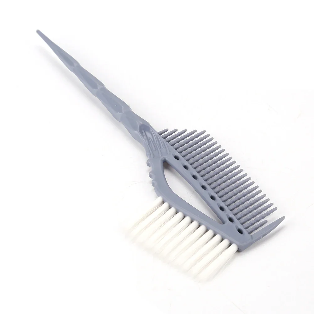 Plastic Hair Dyeing Comb with Brush for Salon Styling