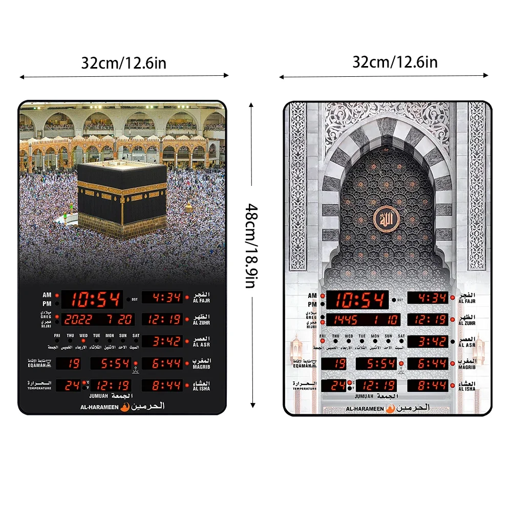 Digital Clock Lcd Digital Clock Wall Clocks Automatic Prayer Clock