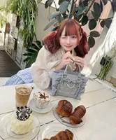 Lolita Lotus Leaf Edge – sac à main Ita rose pour femmes, sac à main de Style japonais JK, poignée d'uniforme Y2k, sac à main esthétique Harajuku pour dames 5