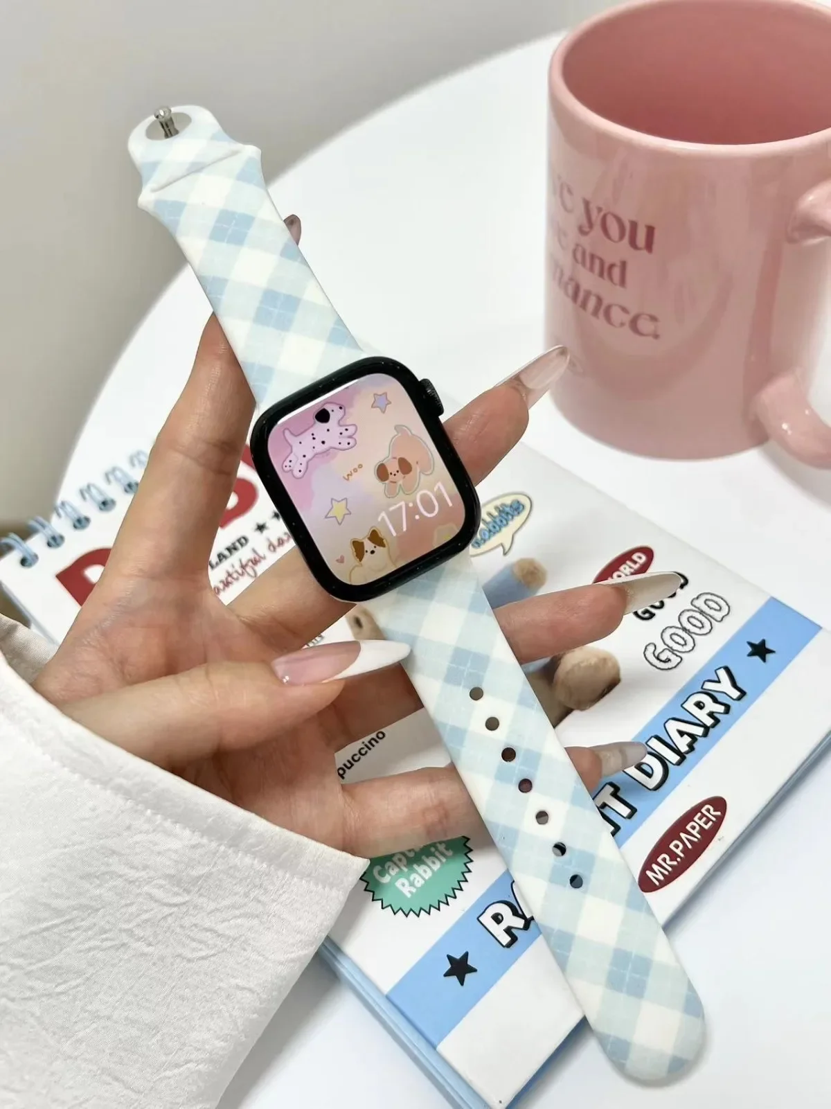 Watch Band For iWatch 42/44/45/46/49mm 38/40/41mm Silicone Fashion Watch Strap for Watch Series Ultra2 Se 10/9/8/7/6/5/4/3/2/1_voghion.com