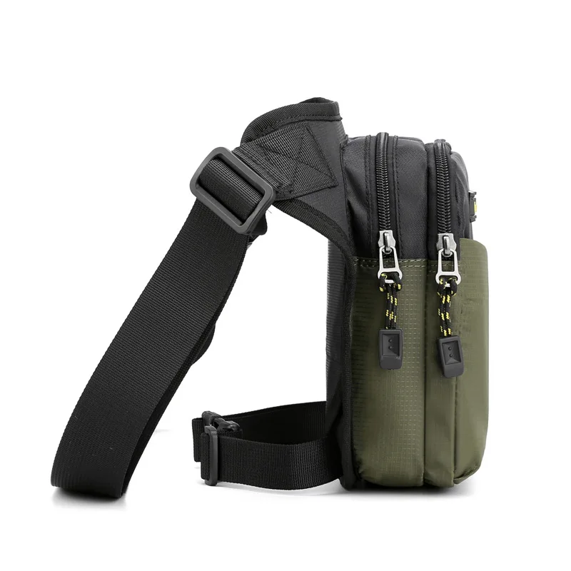 HVTIL Men Waist Bag Outdoor Fanny Pack High Quality Fashion Chest Bag Outdoor Cycling Mountaineering Tactics Waterproof Leg Bag