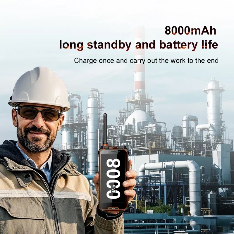 5G 8GB+256GB 러기드폰 안드로이드 12 옥타코어 8000mAh 이상 AORO 러기드폰