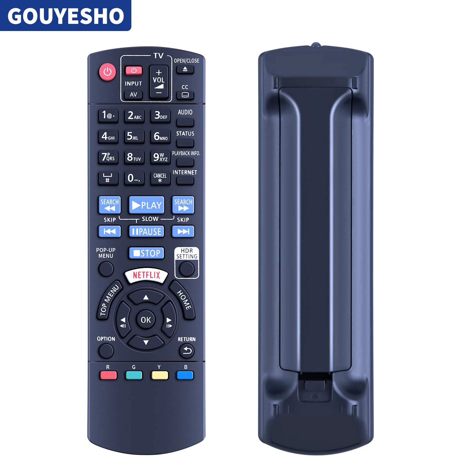 Telecomando Per Panasonic N2Qayb001206 Dp-Ub820 Dp-Ub824 Dp-Ub820K Dp-Ub820-K Muslimathd 4K Lettore Di Dischi Blu-Ray