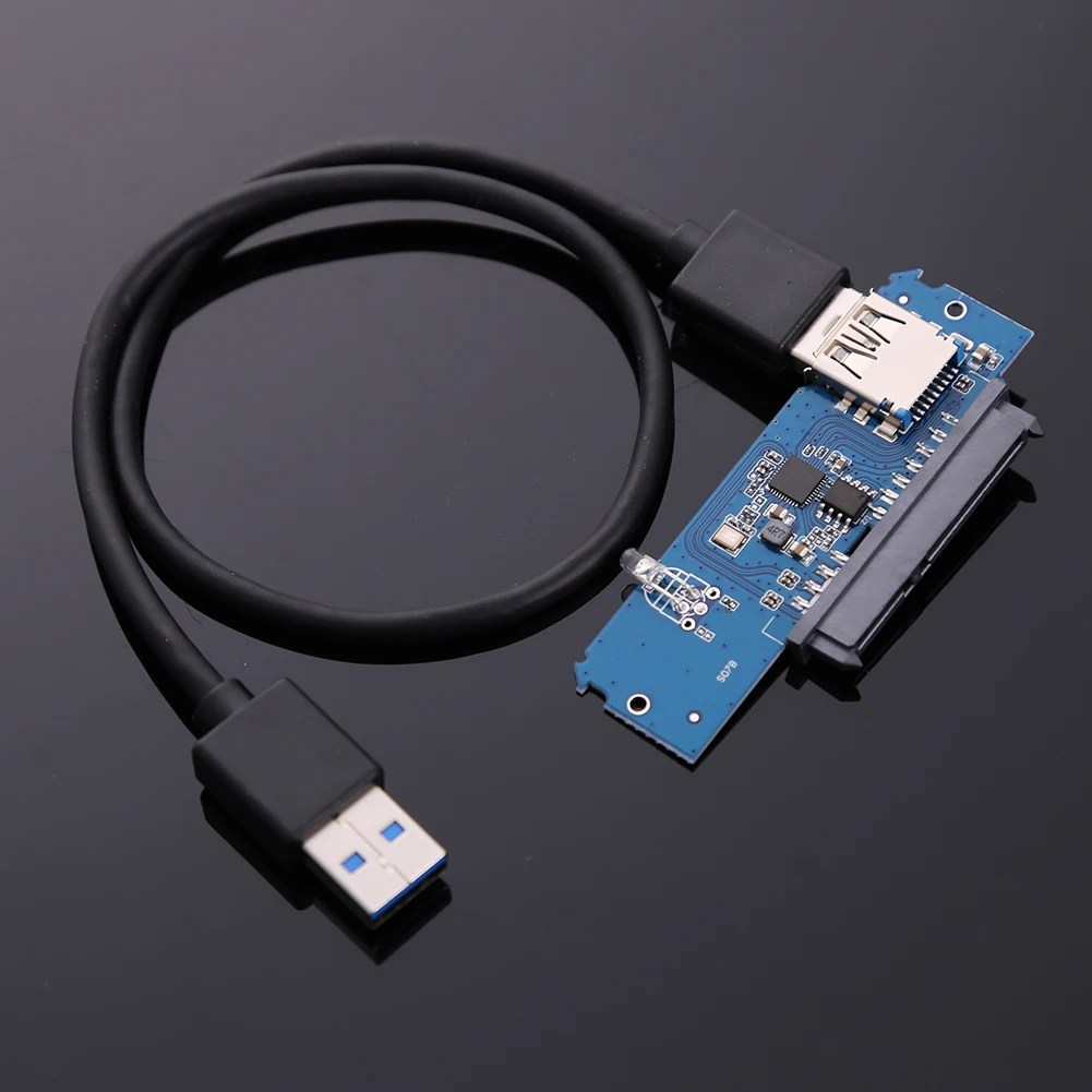 SATA 3.0 SSD 및 HDD용 하드 드라이브 어댑터, USB 3.0, SATA 7 + 15 핀, 2.5 인치, 신제품