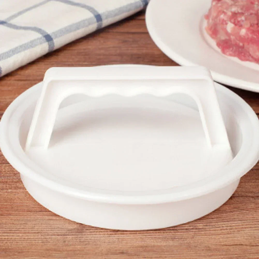 New Round Burger Press Burger Machine Meat Beef Grill Hamburger Machine Patty Barbecue Cake Press Maker Mold Kitchen Tools