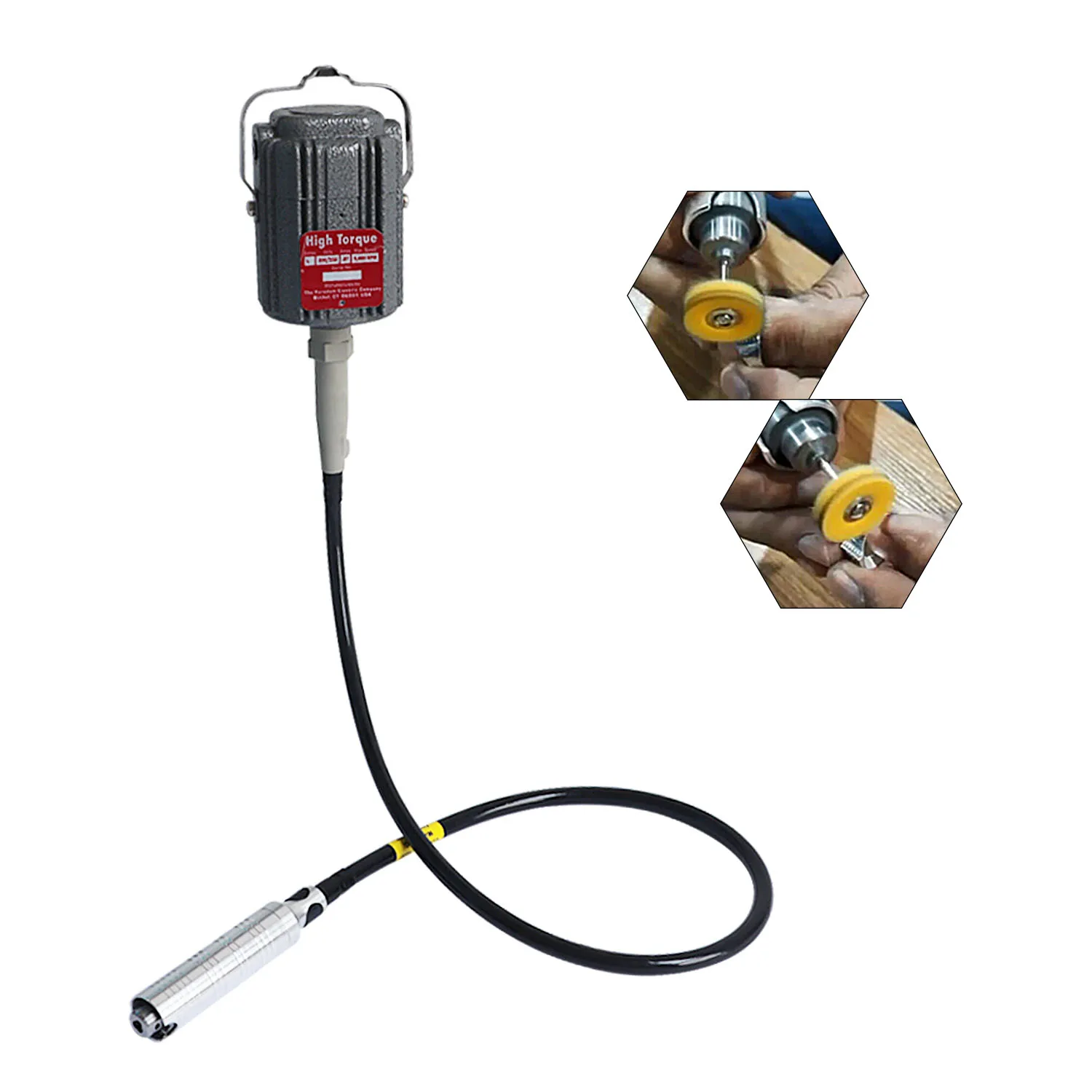 

Flex Shaft Grinder Set 5000Rpm Flex Shaft Grinder Carver Rotary Tools Hanging Grinding Machine with Stepless Speed Foot