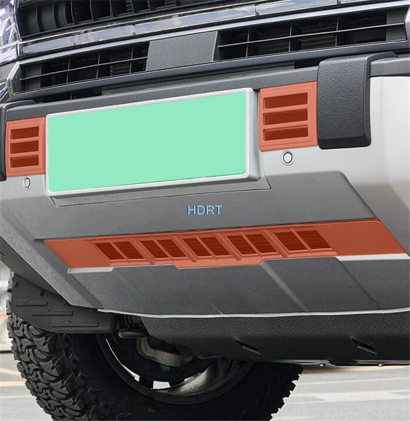 자동차 스타일링 프론트 레이싱 메쉬 그릴 공기 흡입구 커버, 하부 범퍼 방충망, BYD 등식 레오파드 5 2023 + 용 방진