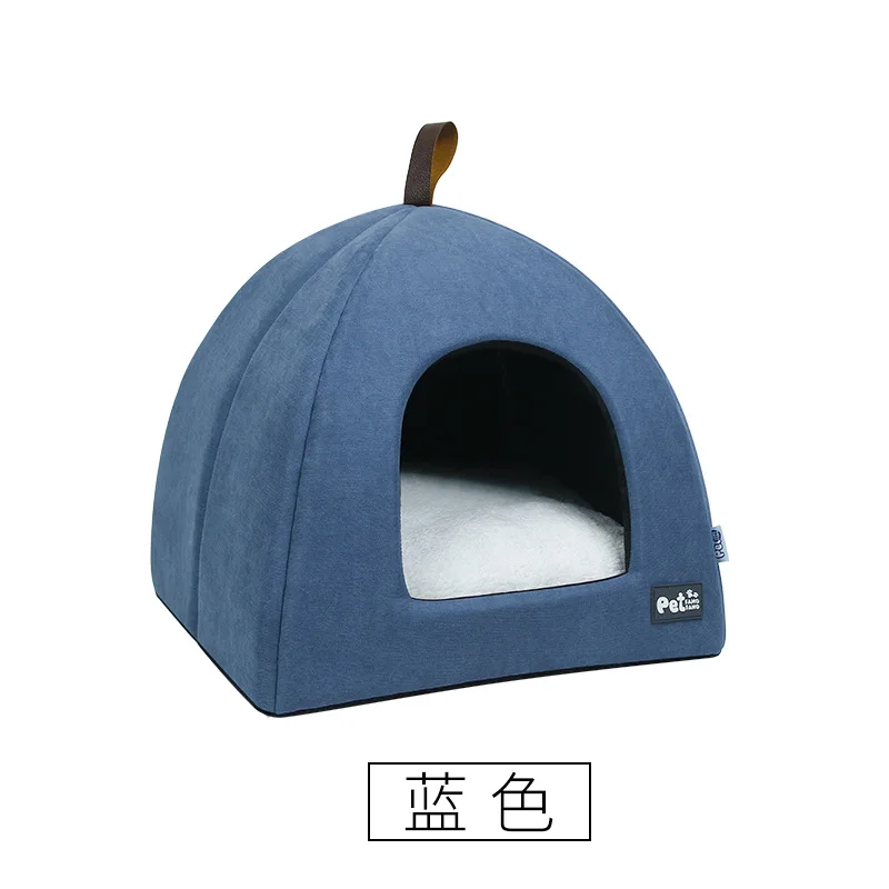 

Переносной Коврик для домашних питомцев, собачья будка, Юрта, маленькая собачка, кошка, будка, палатка, теплая и удобная