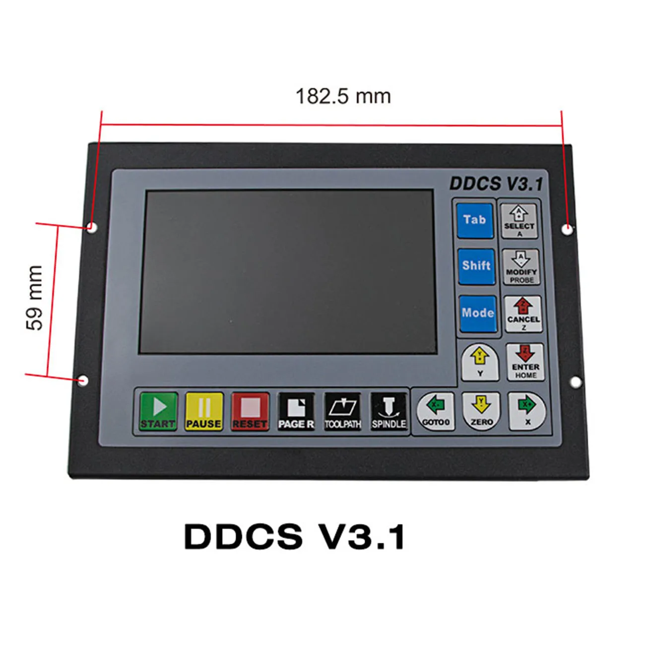 Ddcsv3.1 Cnc 모션 제어 컨트롤러 3 축 4 축 오프라인 제어 시스템은 비상 정지 핸드 휠로 Mach3 시스템을 대체합니다.