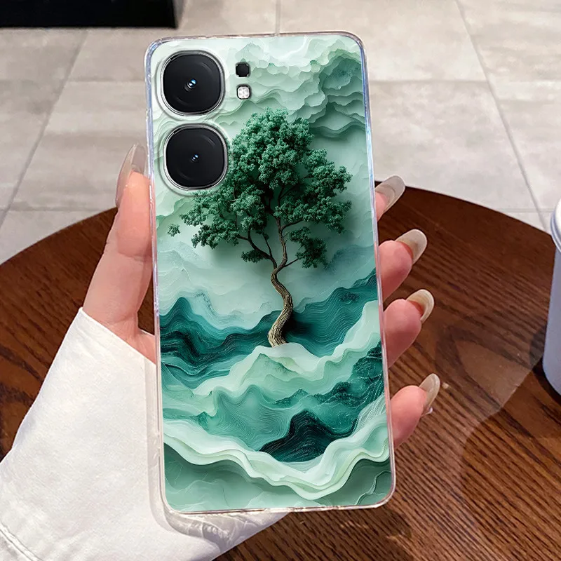 Clear Silicone Soft TPU Back Cover for Vivo IQOO Neo9 Series
