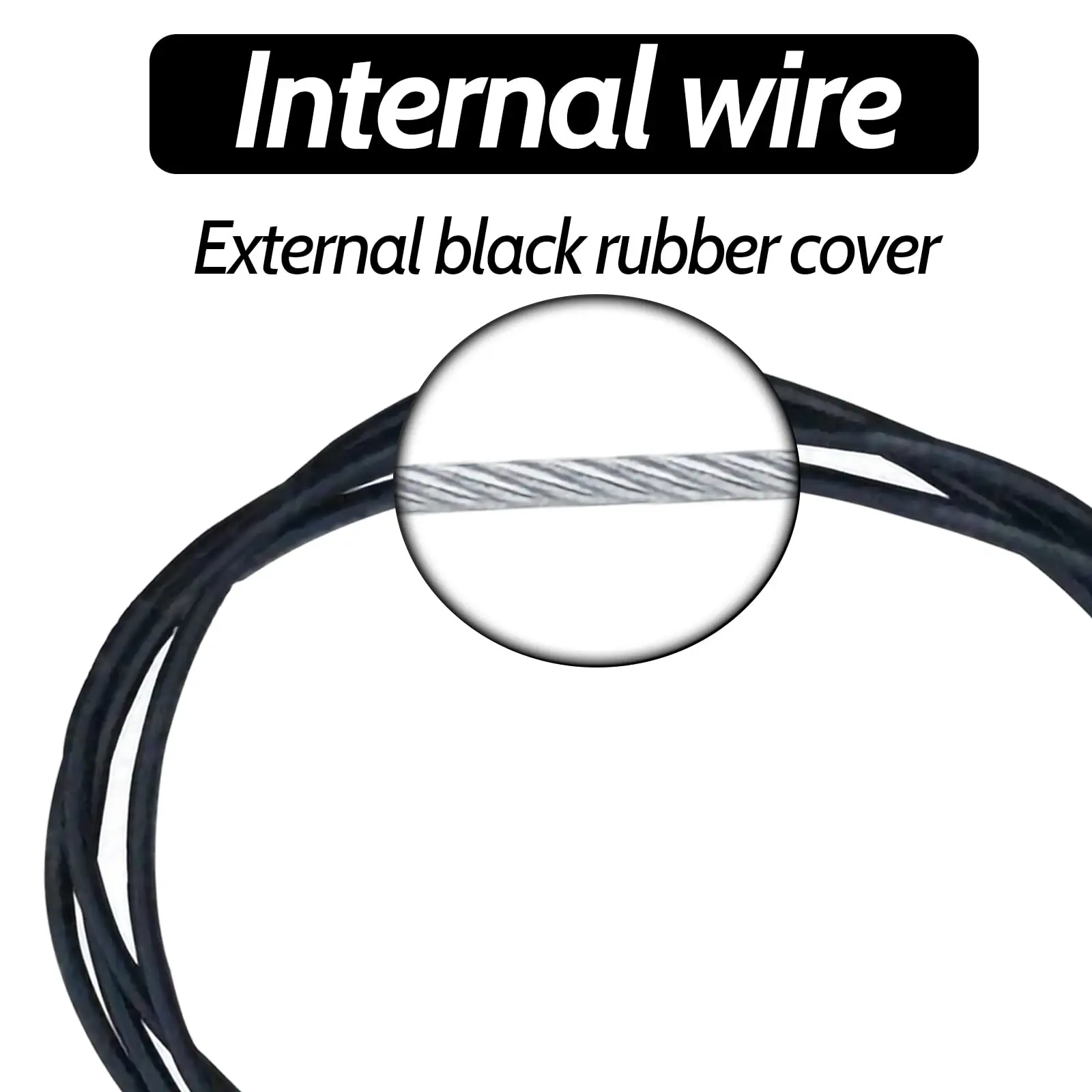 Fitness Machine Replacement Cable Pulley Cable Heavy Duty Steel Wire Rope For Gym Home Cable Machine Strength Workout Accessorie 3