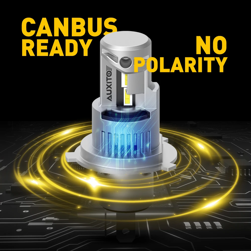 LED Headlight Bulbs 2PCS For Car 20000LM 6000K White