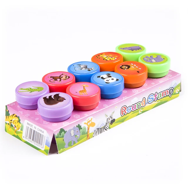 20 Pieces Assorted Stamps for Kids Self-ink Stamps for Party Favor Teacher Stamps Prize for Classroom Stamps Toys for Children 2
