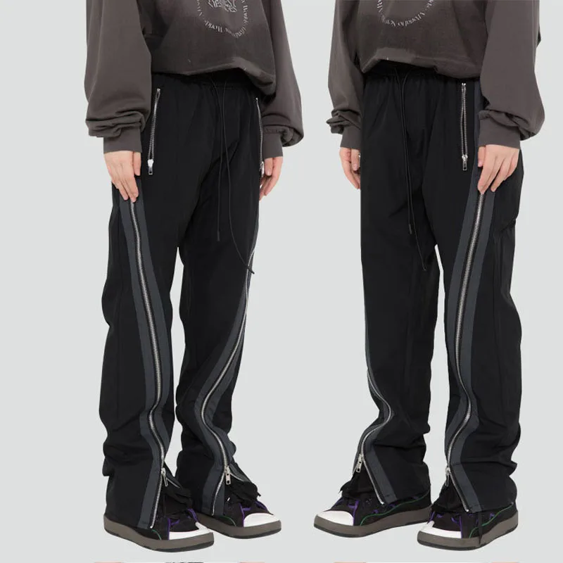 Pants Side Zipper Pull Away Loose 