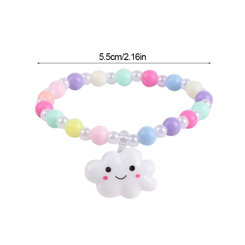 8 Stück Einhorn-Party-Geschenk, bunte Perlen, Armbänder für Kinder, Mädchen, Einhorn-Thema, Geburtstagsparty, Gastgeschenke, Goodie Pinata-Füller für Gäste – Detail 14