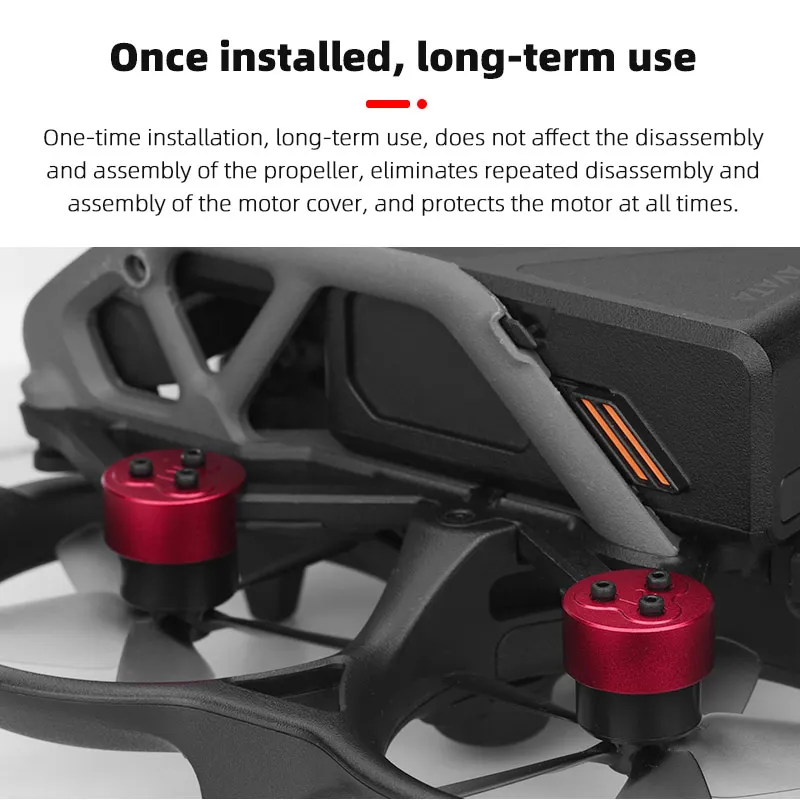 Motor Cover Cap for DJI Avata Drone Aluminum Alloy Protection Guard Dust-proof Engine Protector Anti-scratch Accessories
