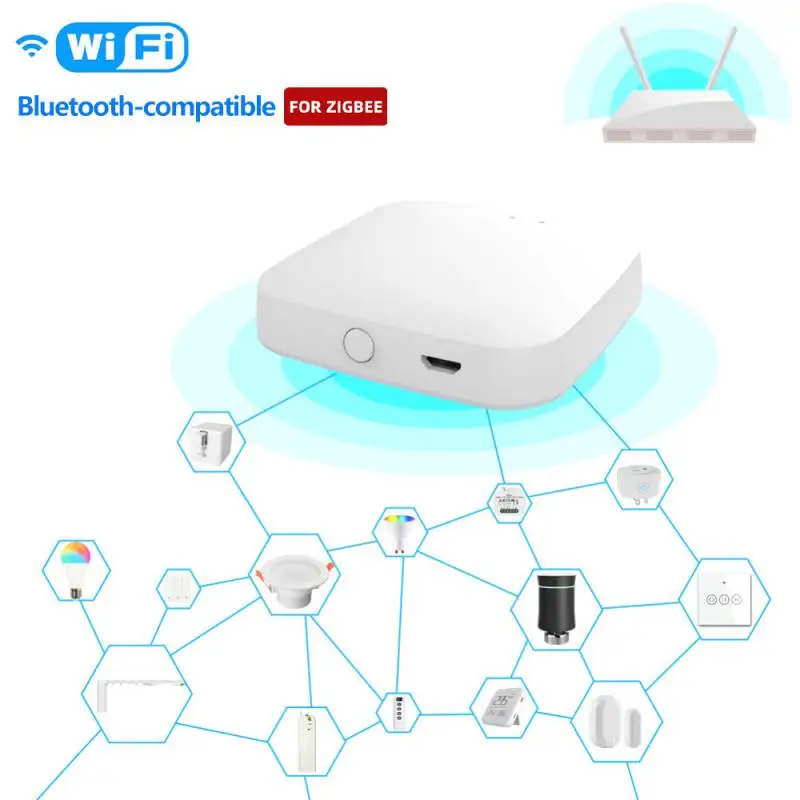 3.0 Wifi Tuya Wireless Smart Home Controllo Vocale Tramite Alexa Home Smart Gateway Telecomando Mesh Hub