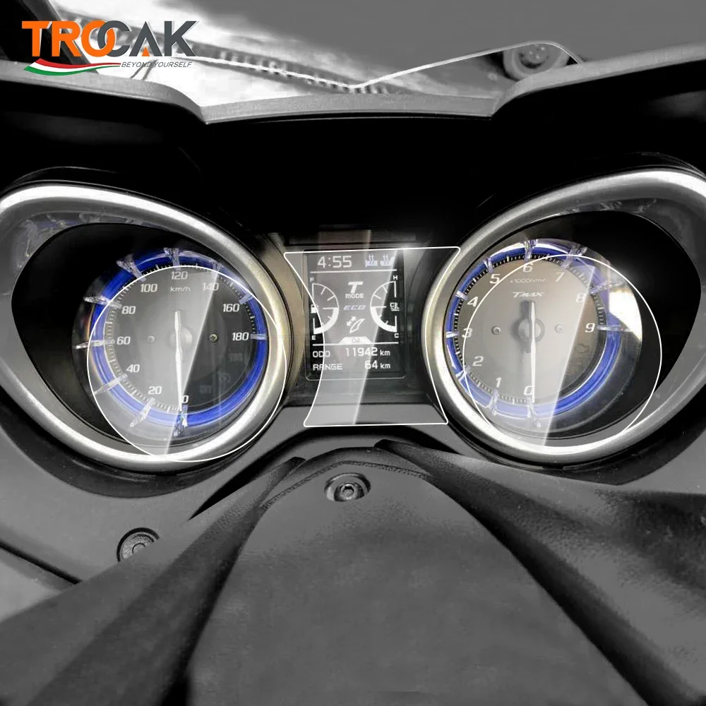 TPU Instrument Speedometer Protection Film for YAMAHA TMAX 530 DX SX TMAX 560 Tech max motorcycle screen protector