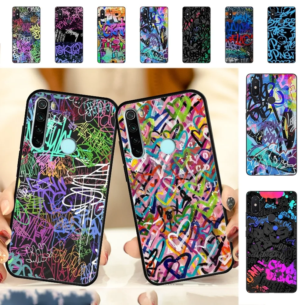 Custodia Per Telefono Graffiti Art Per Redmi Note 4X5 A 6 7 8 Pro T 9 Pro 9S 10 Pro 11 Pro 11S 11Epro Pocom3Pro