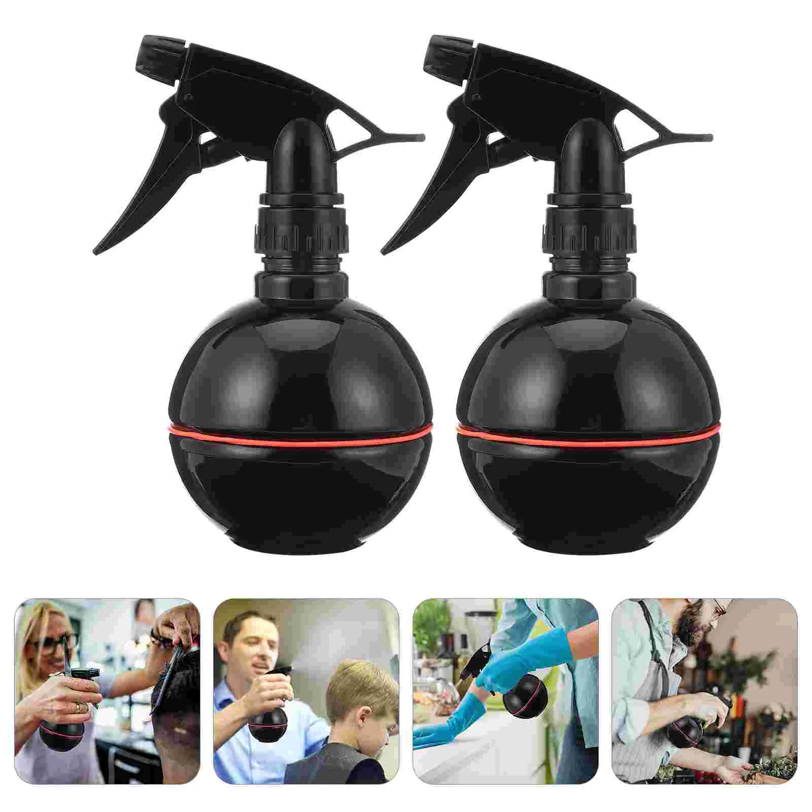 

2 Pcs Refillable Spray Bottle Moisturizer for Hair Empty Sprayer Water Alcohol Plastic Bottles Planting Trigger Care Products