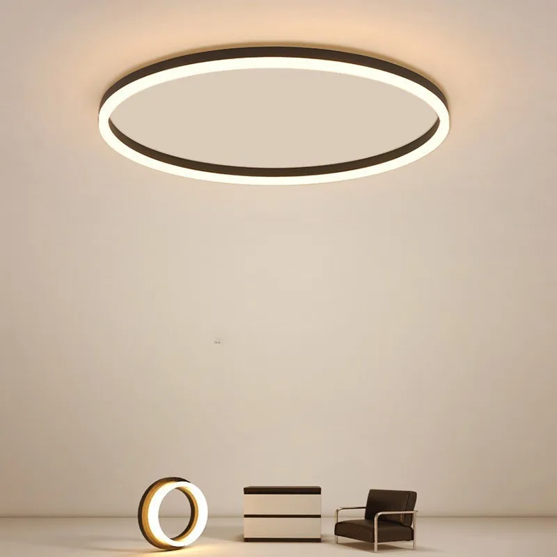 

Nordic Circular Led Ceiling Lights for Living Room Balcony Cabinets Bedroom Ceiling Lamp Home Decor Luster Indoor Lighting