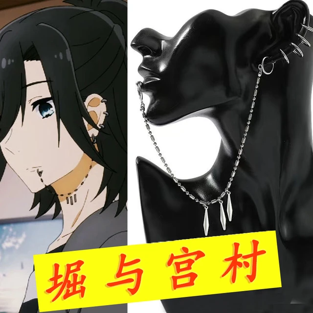 Anime Horimiya Miyamura Izumi Cosplay Earrings Ear Clips