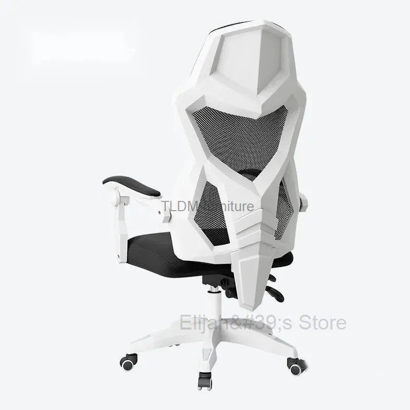 Modern Sedentary Back Office Chairs simple Office Furniture Lift Computer Chair Home Gaming Chair Comfortable lift Swivel Chair the combination of office tables and chairs is simple and modern for four people