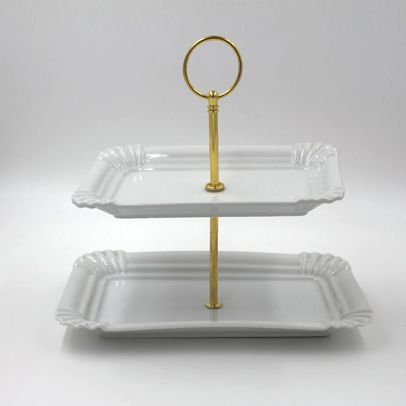 

Wedding Plate stand Decoration Parties 1pc Birthday 2/3 layers Display Dessert Tray Shelf Cake Handle Hardware