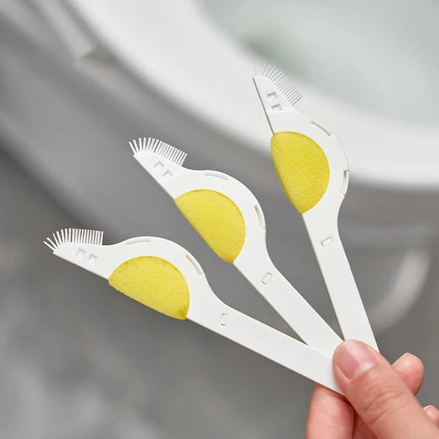 Thin Cleaning Brushes For Small Spaces 3Pcs Cleaning Scrub Brushes For  Bathtub Household Cleaning Tool For Blind Bathroom Toilet - AliExpress