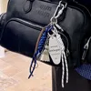 Personalized Baseball Car Keychain Creative Trendy Bag Decoration Pendant Trendy Letters Handmade Couple Woven Hanging Rope 5