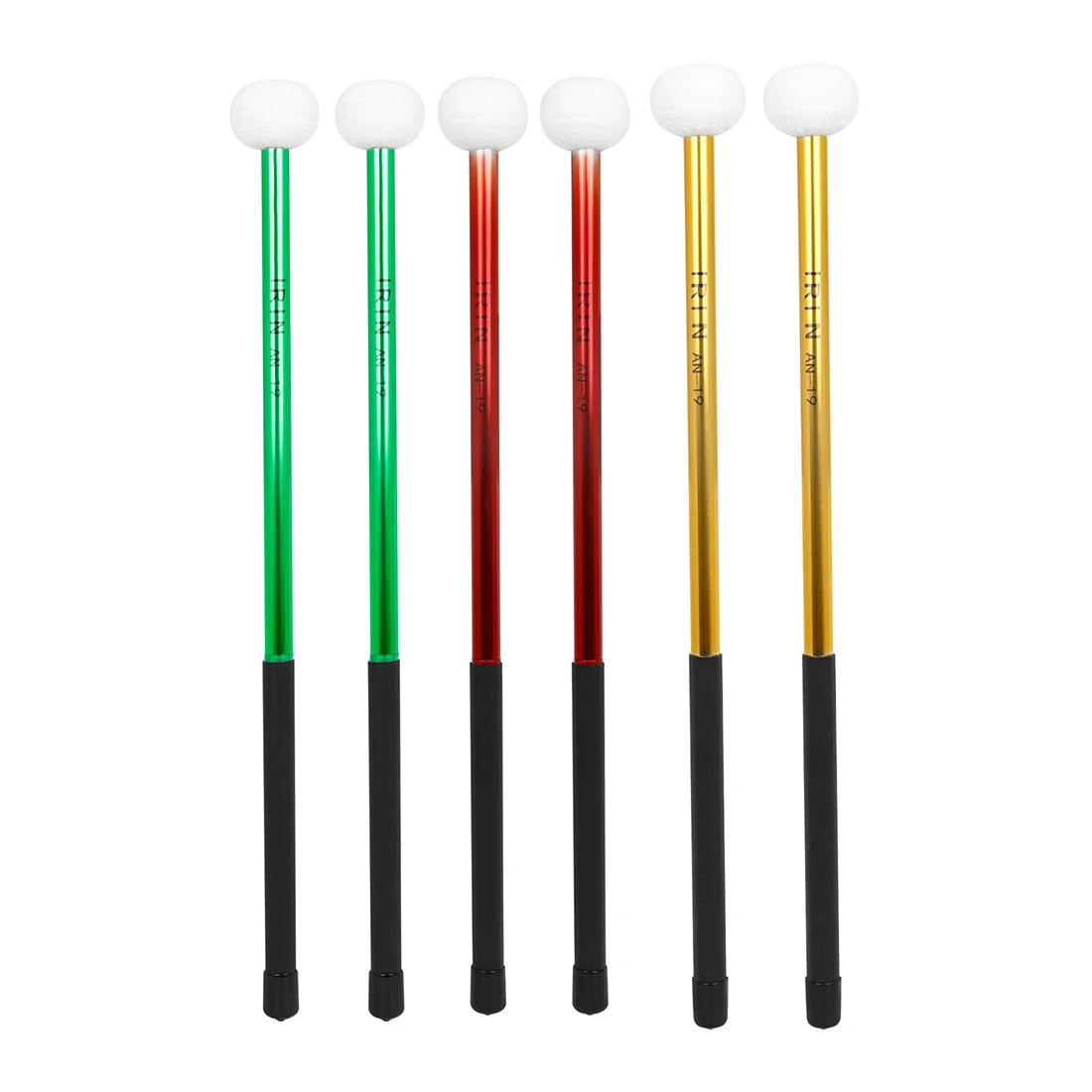 IRIN AN-19 Drumsticks Professional Wooden Tip Drumsticks Alloy Handle Beginner Wooden Percussion Instrument Parts & Accessories