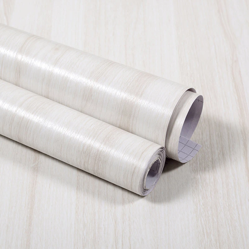 

Vinyl Self-Adhesive Waterproof Wood Wallpapers Wall Stickers For Wall In Rolls Furniture Decorative Film Bedroom Home Decoration