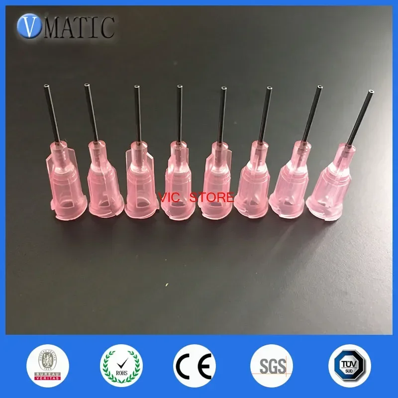 100Pcs/Bag 20G Luer Lock S.S. Glue Dispensing Needles, Disposable Dispenser Needle Tip With 0.5'' Length