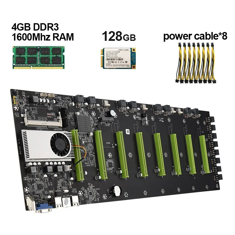 

D37 Motherboard DDR3 4G Memory 128G MSATA Hard Disk Suit Assembly